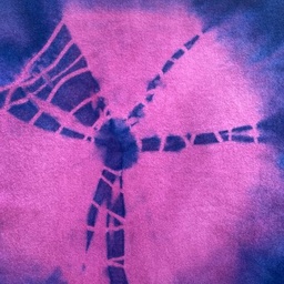 [HDW_SH02-0.125] Hand Dyed Shibori Wool - Yili Valley