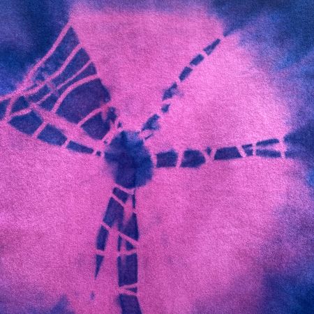 [HDW_SH02-0.125] Hand Dyed Shibori Wool - Yili Valley