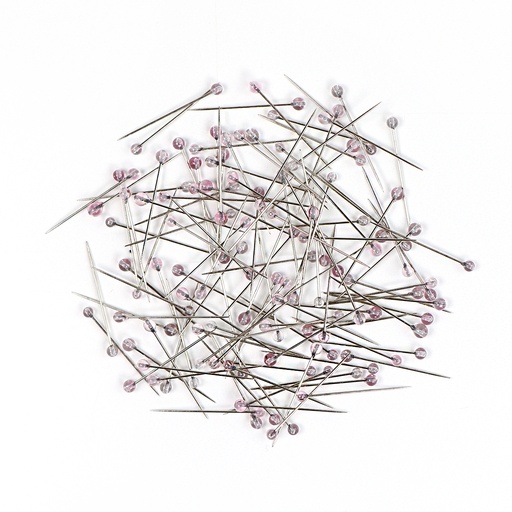 [NOT_4410-65] Little House Applique Pins, Thin (Pink)