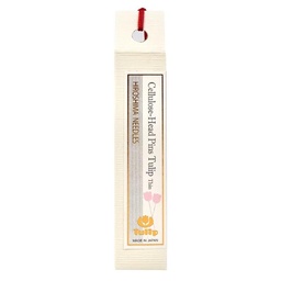 [NOT_073E] TULIP, Cellulose-Head Pins, Thin, Pink Tulip