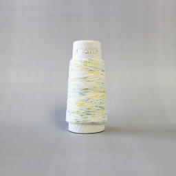 [H89-104] Shaved Ice Yellow/Green, Hidamari Sashiko Thread, 30m Spool
