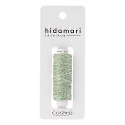 [H89-202] Mojito Green, Hidamari Sashiko Thread, 30m Spool