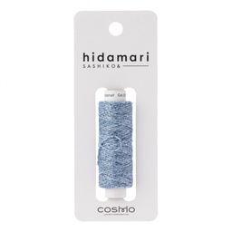 [H89-203] Denim Blue, Hidamari Sashiko Thread, 30m Spool