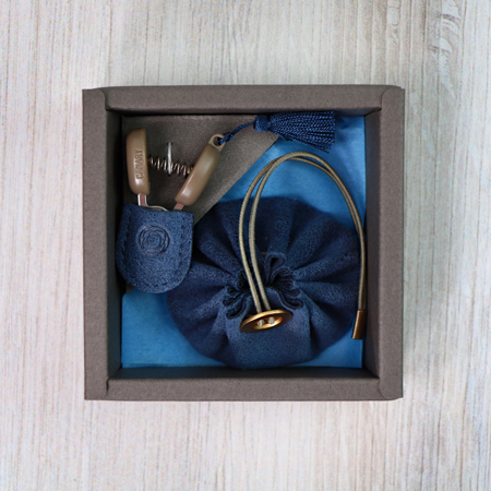 Cohana, Seki's Bean Scissors and Drawstring Pouch