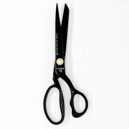 9 Inch Fabric Scissors Black Tailor Sewing Shears for Fabric Cutting Heavy  Duty 