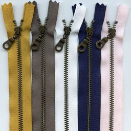 6" YKK Metal Teeth Zipper