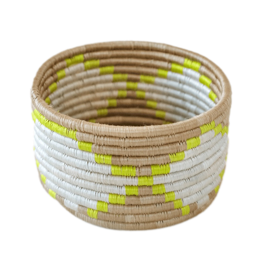 [AB_SP66] Woven Trinket Basket Neon